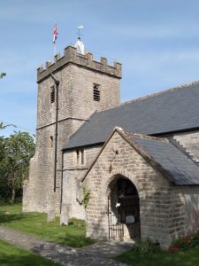 St Peter's Church flying the Union Flag