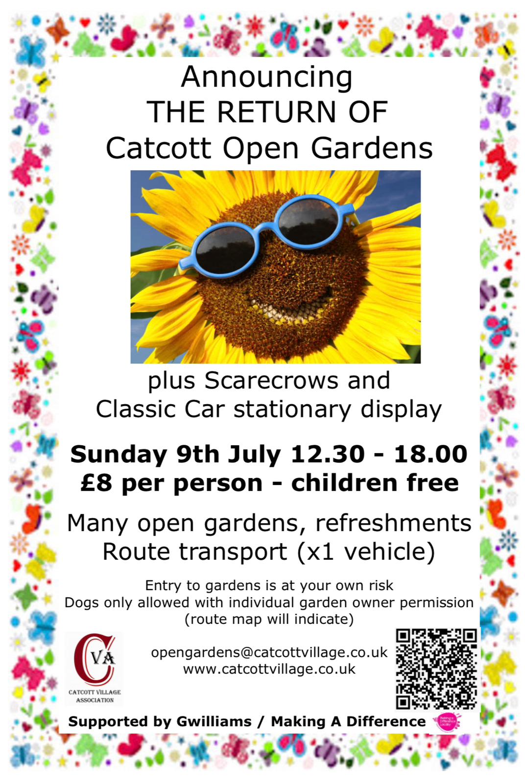 open gardens poster