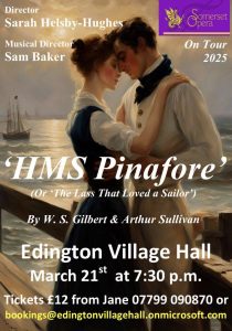 HMS Pinafore at Edington Village Hall