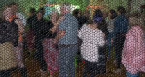 Dancing in a mosaic effect